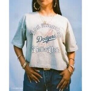 Bella Doña DODGERS boxy tee NWT